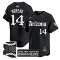 Gabriel Moreno Jersey #14 Arizona Diamondbacks Gothic Desert Fang Edition