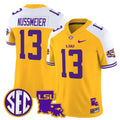 Garrett Nussmeier Jersey #13 LSU Tigers 2025 Louisiana Patch Stitched
