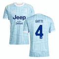 Gatti 4 Juventus 2025-26 Away Match Jersey – Light Blue