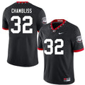 Georgia Bulldogs #32 Chaz Chambliss College Football Jersey Stitched Black