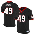 Georgia Bulldog #49 Gleaton Jones College Football Jersey Stitched