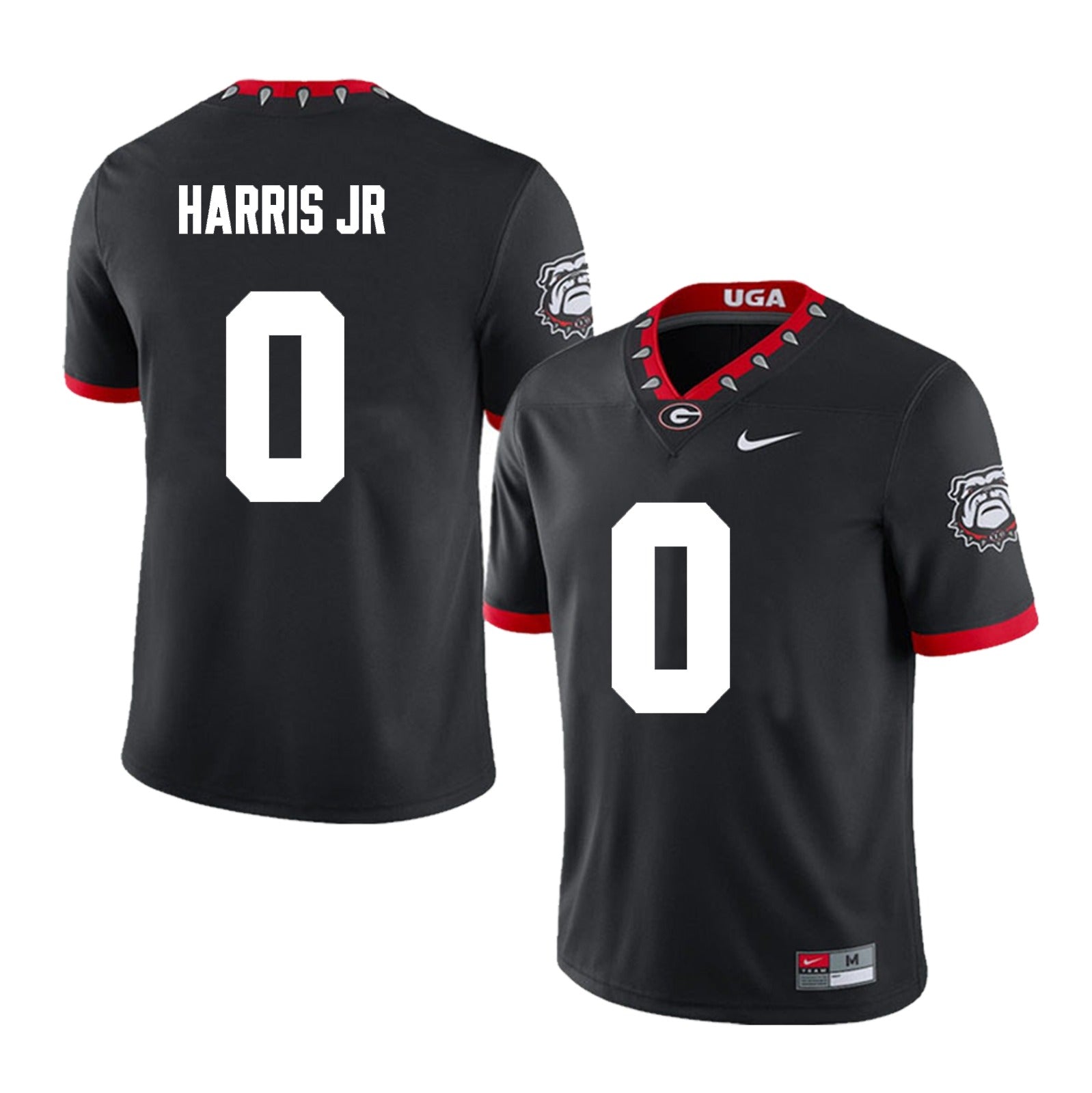 Georgia Bulldogs #0 Gabe Harris Jr. Football Jersey Stitched