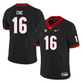 Georgia Bulldogs #16 Lewis Cine College Football Jersey Stitched