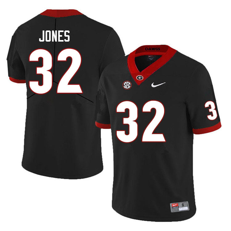 Georgia Bulldogs #32 Cash Jones College Football Jersey Stitched