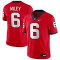 Georgia Bulldogs #6 CJ Wiley Football Jersey Stitched