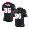 Georgia Bulldogs #96 Dominic Zvada Football Jersey Stitched