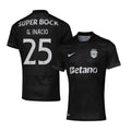 Gonçalo Inácio 25 Sporting CP 2025-26 Away Match Jersey – Black