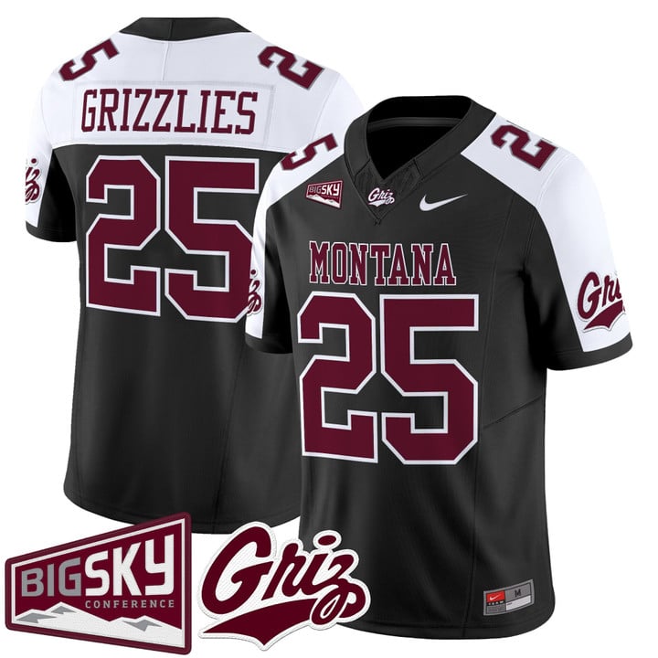 Grizzlies Jersey #25 Montana Grizzlies 2025 Vapor Limited Stitched