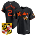 Gunnar Henderson Jersey #2 Baltimore Orioles 410 & Chesapeake Crab Patch Limited Stitched