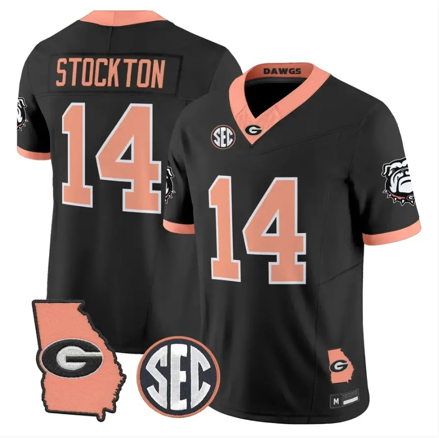 Gunner Stockton Jersey #14 Georgia Bulldogs 2026 The Big Peach Stitched