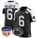 Harrison Wallace III Jersey #6 Penn State Orange Bowl Patch Stitched