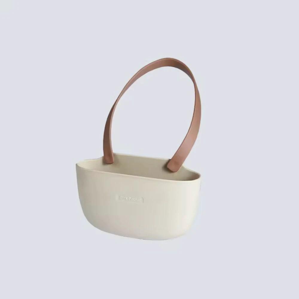 Hanging Silicone Dish Drainer Organizer