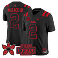 Harrison Wallace III Jersey #2 Ole Miss Rebels Stranger Things Edition Stitched