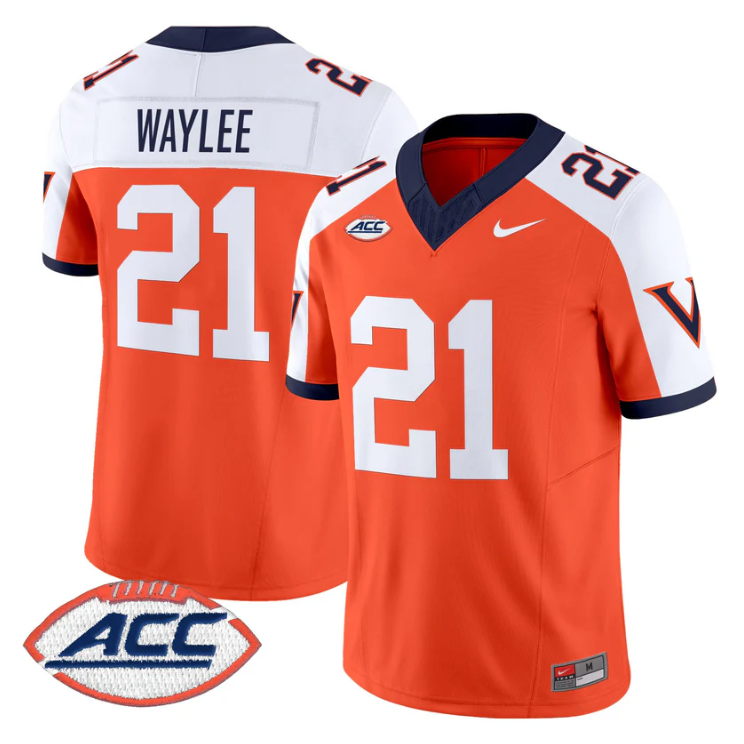 Harrison Waylee Jersey #21 Virginia Cavaliers 1995 Throwbacks Stitched