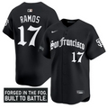 Heliot Ramos Jersey #17 San Francisco Giants Gothic Fog Edition Vapor Stitched