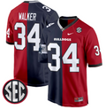 Herschel Walker Jersey #34 Georgia Bulldogs Split Football Game All Stitched