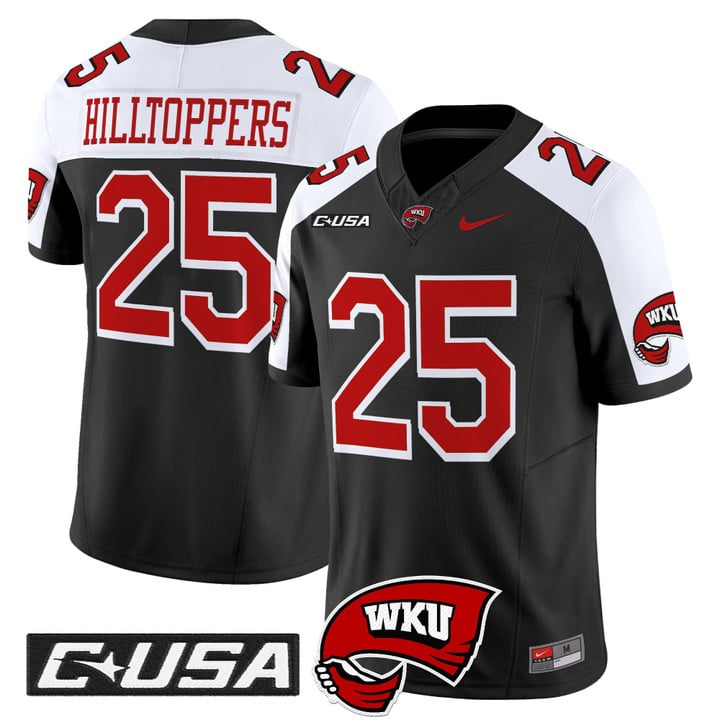Hilltoppers Jersey #25 Western Kentucky Hilltoppers 2025 Stitched