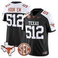 Hook 'Em Jersey #512 Texas Longhorns 2025 State Map SEC Patch