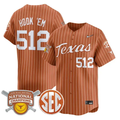 Hook 'Em Jersey #512 Texas Longhorns 2026 Champions Stitched