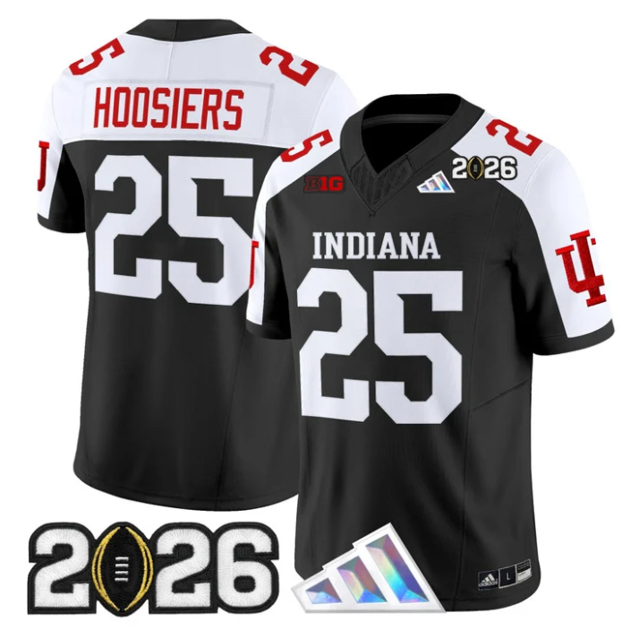 Hoosiers Jersey #25 Indiana Hoosiers 2026 CFP Final V3 Stitched
