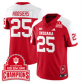 Hoosiers Jersey #25 Indiana Hoosiers 2026 Rose Bowl Game Champions Patch Stitched