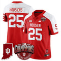 Hoosiers Jersey #25 Indiana Hoosiers Big 10 Champions Limited Stitched
