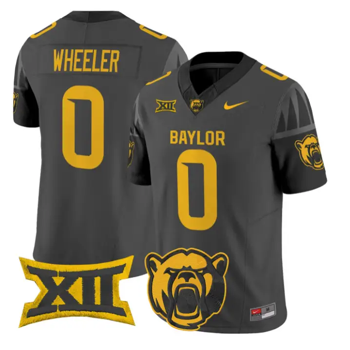 Hosea Wheeler Jersey #0 Baylor Bears 2026 Vapor Limited Stitched