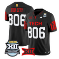 Hub City Jersey #806 Texas Tech Red Raiders 2025 Big 12 Championship