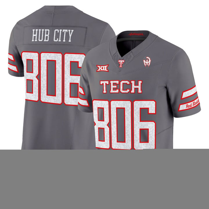 Hub City Jersey #806 Texas Tech Red Raiders Too Cold Vapor Stitched