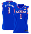 Hunter Dickinson Jersey #1 Kansas Jayhawks 2024 Lightweight Basketball Royal