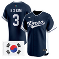 Hye-Seong Kim Jersey #3 Team Korea 2026 World Baseball Classic Stitched