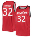Jarrett Hensley Jersey Cincinnati Bearcats College Basketball Red #32