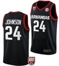 Jordan Walsh Jersey Arkansas Razorbacks College Basketball 100 Season #13