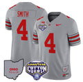 Jeremiah Smith Jersey #4 Ohio State Buckeyes Cotton Bowl Patch Stitched