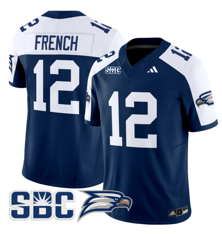JC French Jersey #12 Georgia Southern Eagles 2024 Limited Stitched B