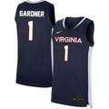 Jayden Gardner Jersey #1 Virginia Cavaliers College Basketball Stitched Navy