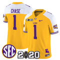 Ja'Marr Chase Jersey #1 LSU Tigers 2020 National Champions Stitched
