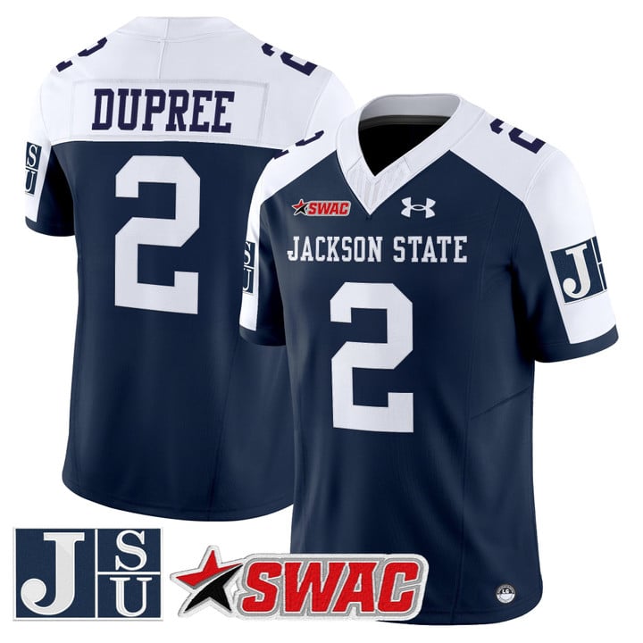 Ja'Naylon Dupree Jersey #2 Jackson State Tigers 2025 Limited Stitched