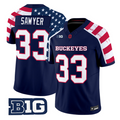 Jack Sawyer Jersey #33 Ohio State America 250 Edition Vapor Limited Stitched