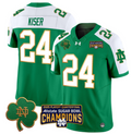 Jack Kiser Jersey #24 Notre Dame 2025 Sugar Bowl Champions