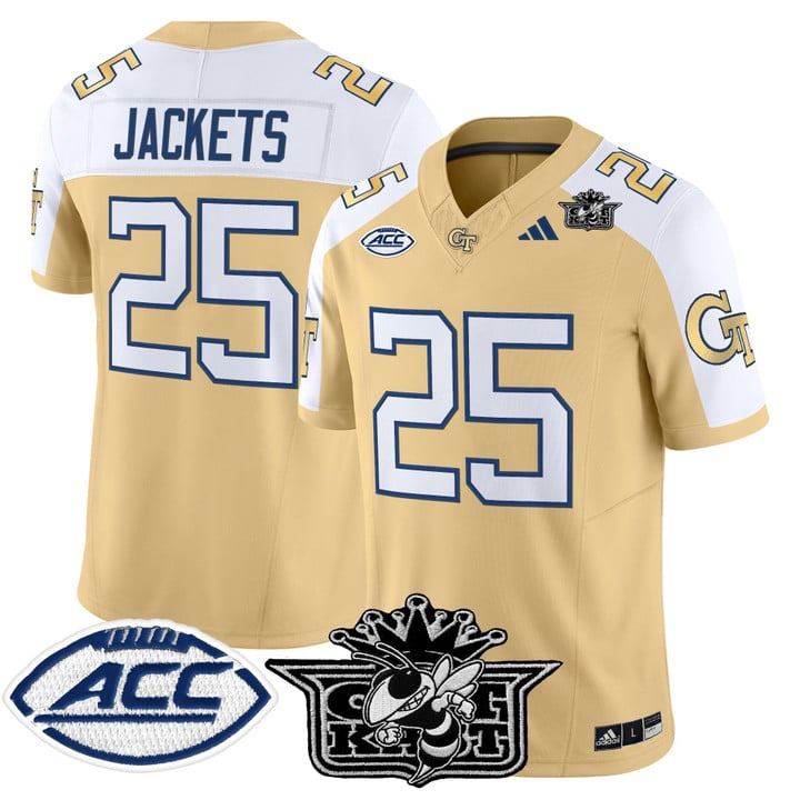 Jackets Jersey #25 Outkast Georgia Tech Yellow Jackets 2025 Stitched