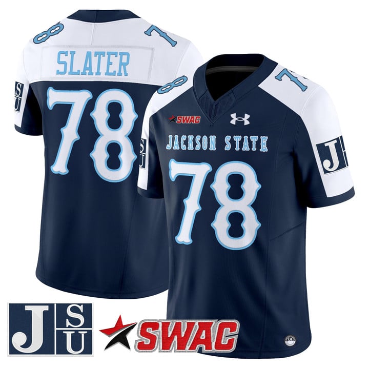 Jackie Slater Jersey #78 Jackson State Tigers 2025 Vapor V2 Stitched