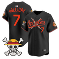 Jackson Holliday Jersey #7 Baltimore Orioles One Piece Premier Stitched