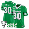 Jaden Yates Jersey #30 Marshall Thundering Herd 2025 Stitched