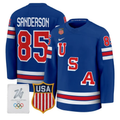 Jake Sanderson Jersey #85 USA Olympic 2026 Premium Hockey All Stitched