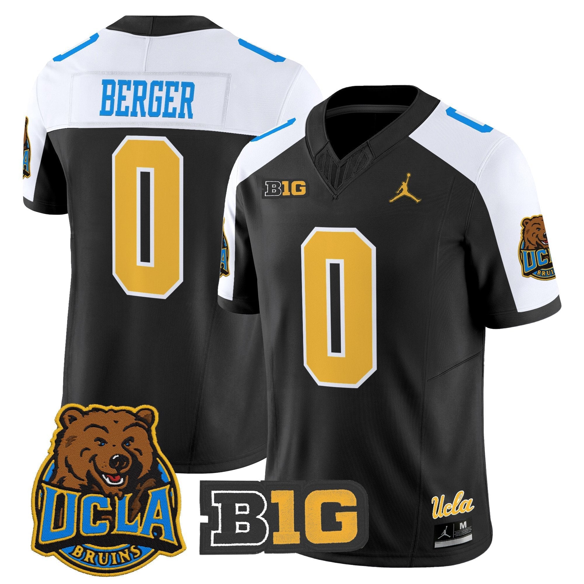 Jalen Berger Jersey #0 UCLA Bruins Jersey 2025 Vapor Stitched
