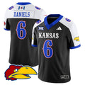 Jalon Daniels Jersey #6 Kansas Jayhawks Football 2025 Limited Stitched