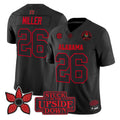 Jam Miller Jersey #26 Alabama Crimson Stranger Things 2025 Rose Bowl Stitched
