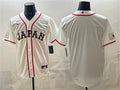Japan Baseball Jersey Team Big Logo White 2026 World Baseball Classic Home Stadium Stitched