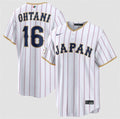 Japan Baseball #16 Shohei Ohtani Jersey White 2026 World Baseball Classic Home Stadium Stitched